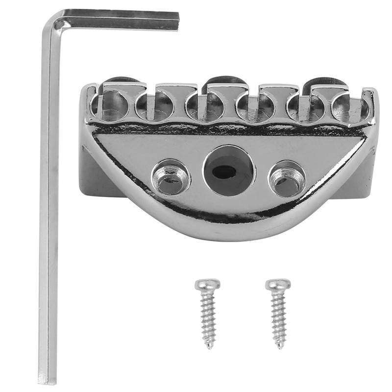 Electric Guitar String Lock Nut with Headstock String Retainer Bar