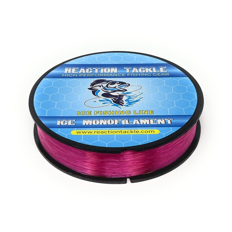 Reaction Tackle Ice Monofilament – Ice Fishing Mono Line, Tip-Up