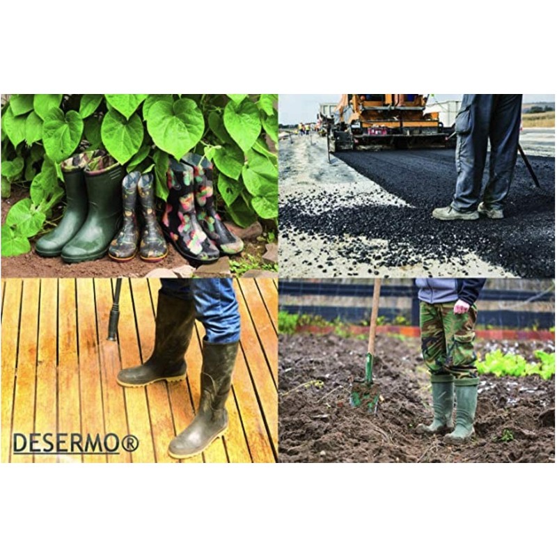 Desermo Set of 2 Wellington Boot Socks with Moisture Protection