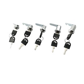5 Pack Cam Lock Security Mailbox Lock with 2 Keys,Cupboard Locks, Cam Lock, Door Lock, Letter Box Lock,Cabinet Lock for Mailbox Drawer Cupboard Cabinet, Each Lock has Different Keys