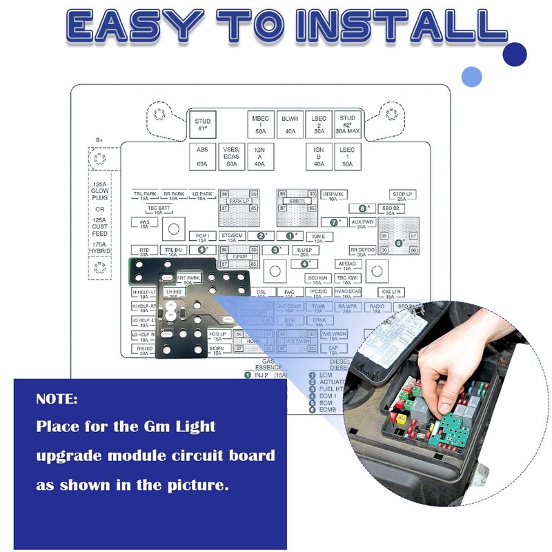 ZSYGYGDKS Light Module 6 High Mod for Gm Compatible With