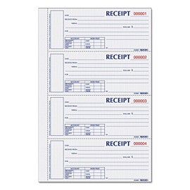 REDS1657NCL Book,Receipt,NCR,3X7,3PT by Rediform