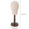 Wig Head Stand Non Woven Fabric Mannequin Head Hat Display