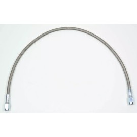 Fragola 310022 Fragola 22" Brake Hose -3 AN Braided Stainless Steel PTFE Line Steel Nuts