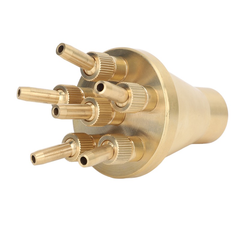 Copper Water Fountain Nozzle Direct Spraying Universal Adjust Pool Sprinkler