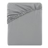 Soifox Super King Fitted Sheet Grey - Bed Sheets with