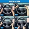 ANMOSVO Auto Car Steering Wheel Cover for KIA 14.5-15 inches