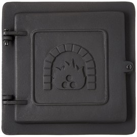 Minuteman International Cast Iron Clean-Out Door, 8 by 8-Inch,Black