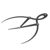 Eyebrow Ruler Multifunctional Stainless Steel 3 Point Positioning Ruler for