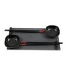 pf+a 7-Piece Sushi Serving Set, Black Soy Dishes and Chopsticks