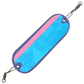 Pro-Troll Fishing Products ProChip 4" Fin Flasher with EChip, Moonbeam UV Pink Stripe