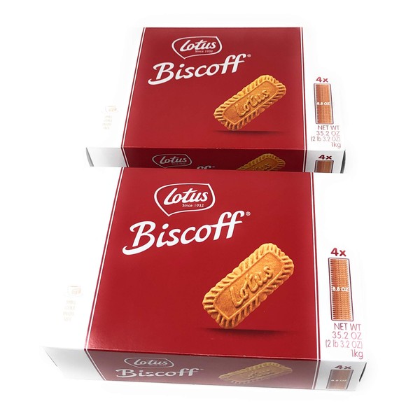 Lotus Biscoff Cookies 2 Boxes (4 Packets per Box)