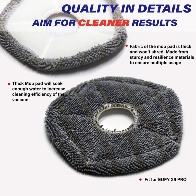 13 Pack Accessory Replacement Parts for Eufy X9 Pro Robot