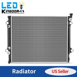 LEDKINGDOMUS Aluminum Radiator For 2016-2023 Toyota Tacoma Base Limited SR SR5 TRD 2.7L 3.5L