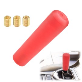 EZAUTO WRAP Red Shift Knob Stick Frosted Matte Crystal Bubble Long Throw Gear Shifter 15cm