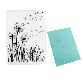 Dandelion Embossing Folder Stencil Plastic Embossing Template for DIY Scrapbooking Scrapbooking Photo Album Paper Card Making Embossing Craft Decoration