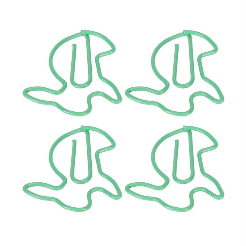 100 Pcs Rabbit Shaped Paper Clip Creative Cute Cartoon Animal