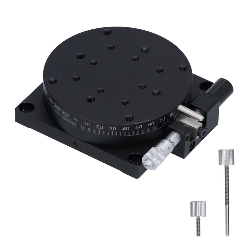 Manual Rotating Linear Stage Sliding Table Rough Tuning 360° with