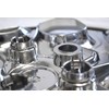 Brighter Design Set of 4 17" Push-on Chrome Hubcaps for