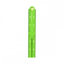 OX Tools Pro Tuff Folding Rule Angle Finder Stud Spacing ABS 600mm (Green)