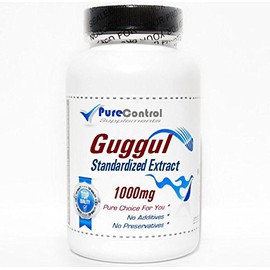 Guggul Standardized Extract 1000mg // 200 Capsules // Pure // by PureControl Supplements