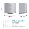 AIKE Air Wiper Compact Hand Dryer 110V 1400W Silver (with