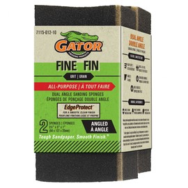 GATOR EdgeProtect, Dual-Angle Sanding Sponges, 120 Grit, Bulk Sheets