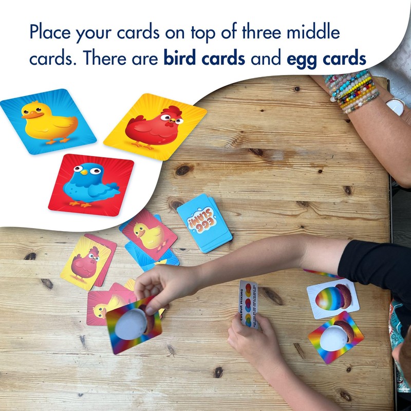 Format Games Egg Slam Card Game - Fast-Paced Color Mixing