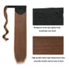 TTPSRY Ponytail Hair Extension 24 Inch Long Straight Synthetic Extensions