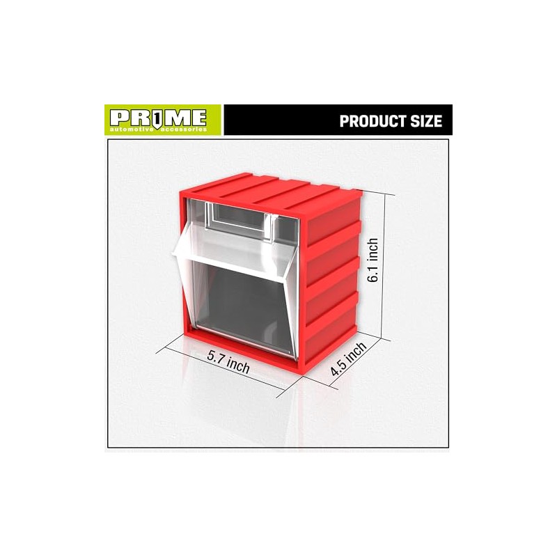 PR1ME 1 pc Garage Wall Mounted Storage organizer bin for