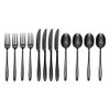Hampton Forge 894843 Ayla Black 12 Piece Flatware Set