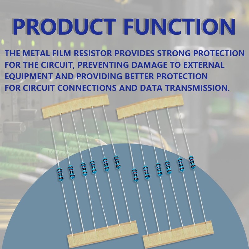 Innfeeltech 100 Pcs 1/4W 1% Tolerance 120 Ohm Metal Film