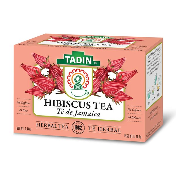 Tadin Te de Jamaica Hibiscus tea 24 bags.