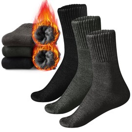 TSGarden Women's Winter Thick Socks (Extreme Temperature 38°C, Extra Thick Back Pile, Wool Material, 362° Heat Storage) Socks, Wool Socks, Cold Protection, Heat Retention, Deodorizing, Durable,