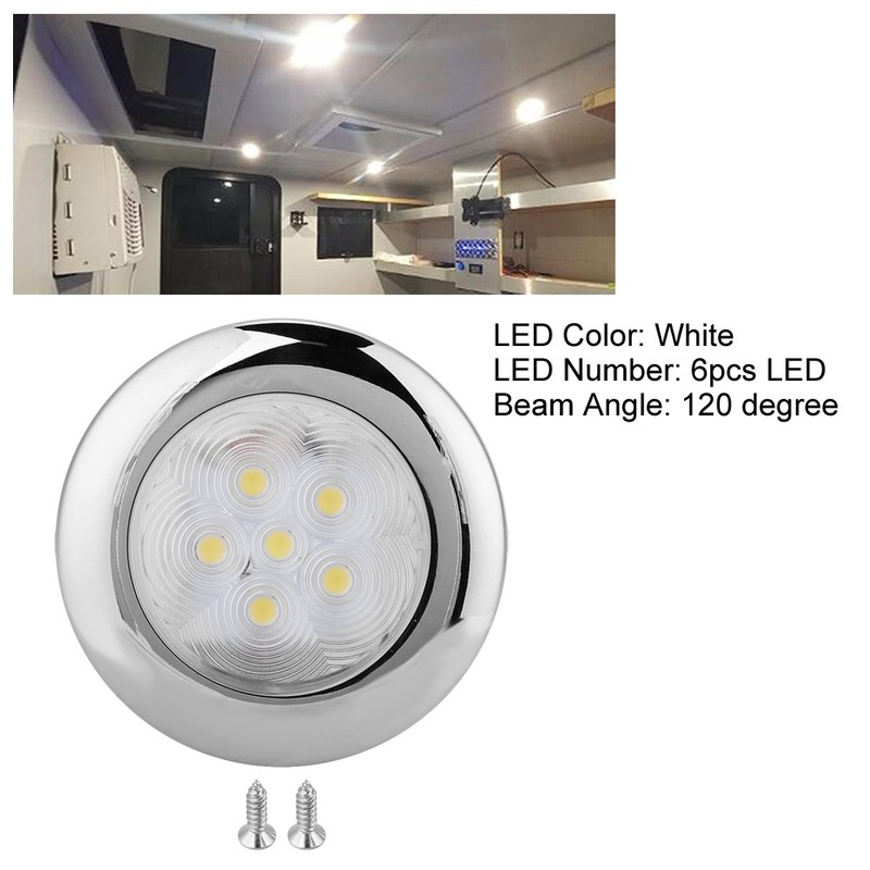 For Marine Boat Yacht 6 LED Light Dome light Lamp