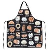 G2TUP Bread Lover Gift Cute Bread Design Apron With Pockets