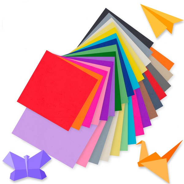 Tritart Origami Paper, 220 Sheets, Double-Sided Origami Folding Paper in
