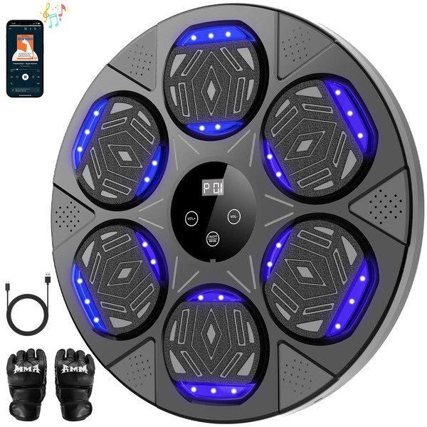 LOLBOX Music Boxing Machine, Boxing Wall Mount Machine for Kids