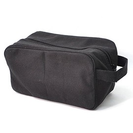Rothco 8126 CANVAS TRAVEL KIT BAG Pouch, Cosmetic Pouch, Accessory Pouch, Gusset, Travel, Military, 4 Color (Black)