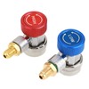 AC R134A Adapter, High Flow Safe Design 1/4" High Low