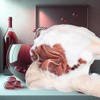 Elegante Tono Rojo Vino Presentamos Nuestro Puf Corporal Color Una