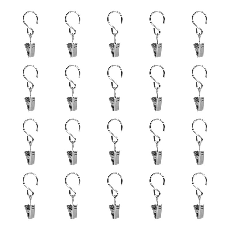 Lichtblick HKS.20.11 Rope Hooks with Clamp for Rope Tensioning Set,