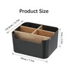 SZKKQKJ Holz Desktop Organizer, Schreibtisch Organizer, Bambus Tisch Organizer, Stiftehalter