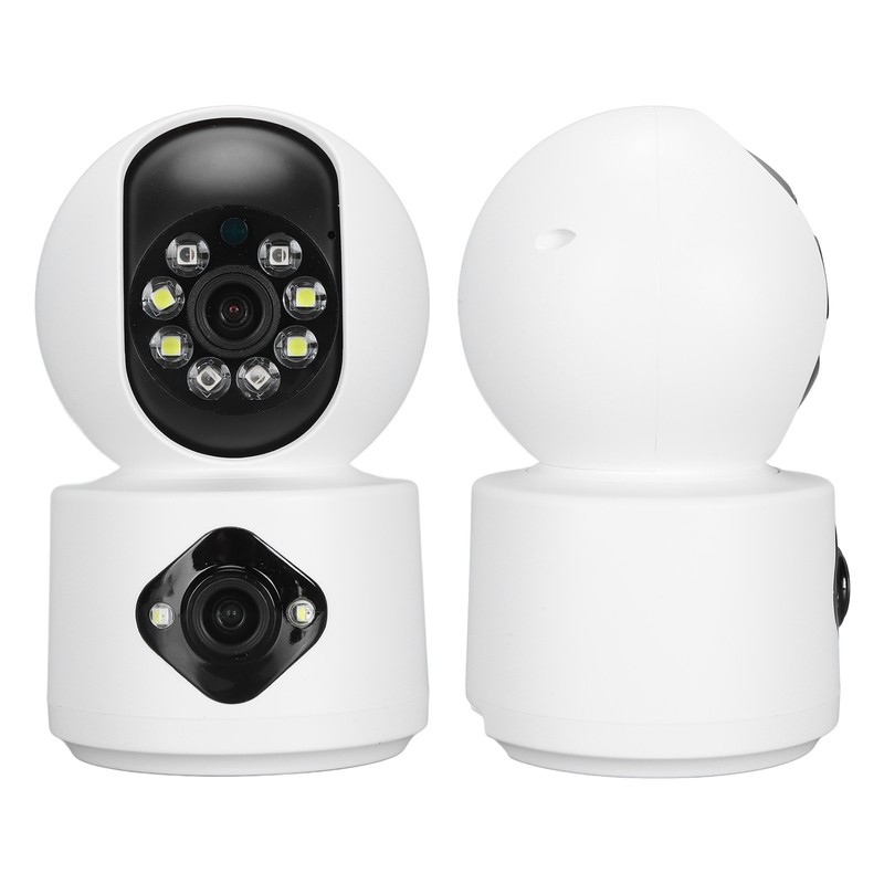 Home Security Camera Dual 2MP Lens Wireless WiFi Two Way