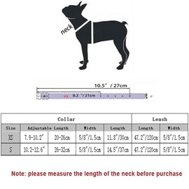 Serijoars Puppy Dog Collar with Crystal Diamond Colorful Bling Girl Puppy Small Dog Cat Collars (S, Dark Blue)