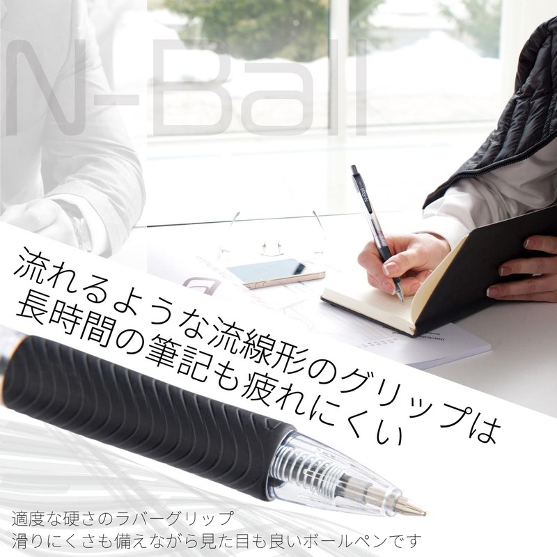 NCA International Permanent Ball Point Pens, 0.7mm, 10 Pens, Value