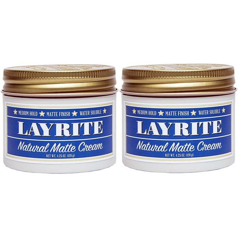 Natural Matte Layrite Natural Matte Cream Pomade 4.25 oz 2