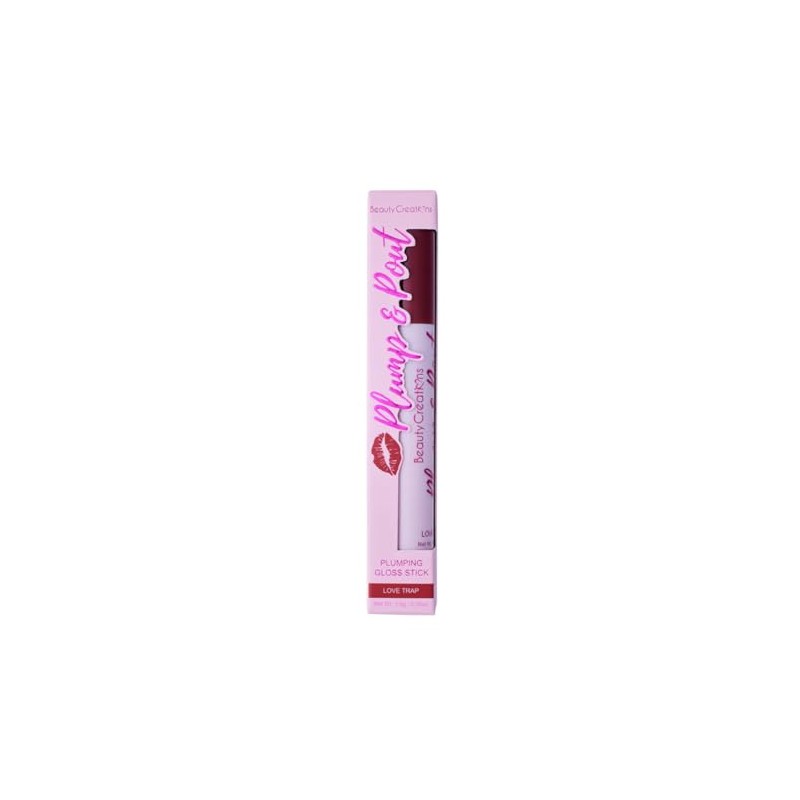 LIP GLOSS STICK VOLUMINIZADOR PLUMP POUT BEAUTY CREATIONS (LOVE TRAP,