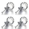 UpTuoLi Crystal Knobs, Knobs for Dresser Drawers, 5Pcs Drawer Knob