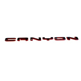 GM 2023-25 Gloss Black Red Canyon Tailgate Letter Emblem Badge At4 ELEVATION At4X
